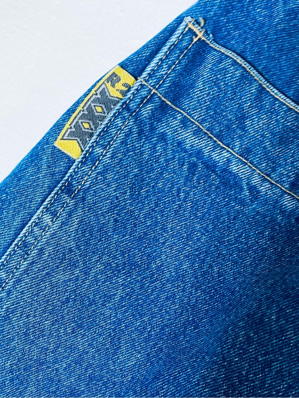Vintage 90s Randy River XXX Wide Leg Skate Jeans Rave Baggy 38x33 - Picture 3 of 15